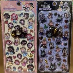 プチドロップステッカーディズニープリンセス・ヴィランズシールセットのサムネイル