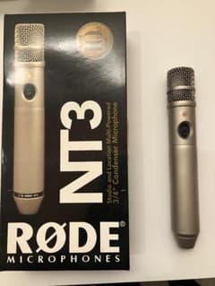 RODE NT3 コンデンサーマイク 動作品 / 中古 - メルカリ