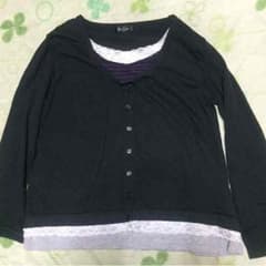 3L/トップス/黒のサムネイル