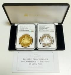 2014年 イギリス ジョージ王子 銀貨 銅貨 2枚セット NGC PF69UC - メルカリ