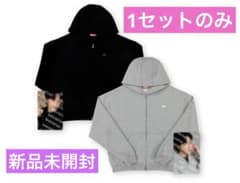 東方神起 U-KNOW 2点セットグレー(トレカ無し) 東方神起 U-KNOW フーディー ブラック&グレー2点セット 新品未開封