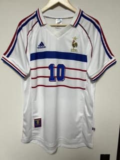 t*8様 フランス代表 ジダン 10番 ユニフォーム　中古品 t*8様 フランス代表 ジダン 10番 ユニフォーム 中古品 - メルカリ