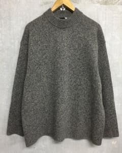 エイトン 美品 KR AG IW 0903 良質 モックネック ニット セーター 