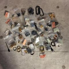 Leathercraft hardware (various types) for bags, wallets, keychains, etc. - Craft Company