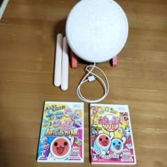太鼓の達人 Wii ソフト2本と専用コントローラーセット - メルカリ
