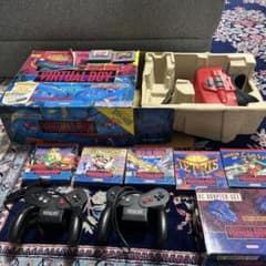 ぱ*ん様 ＊＊修理必要＊＊ 海外版（北米）Virtual Boy 本体とゲームセのサムネイル