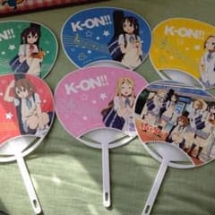 LAWSONコラボ けいおん!! うちわ 6種セットのサムネイル