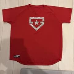 UNDER ARMOUR 野球用アンダーシャツ レッド Lのサムネイル