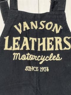 美品中古！値下げ交渉可 バンソン VANSON オーバーオール ブラック