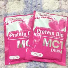 【お買い得♪】DHC　Premium国産素材プロテインダイエット　いちご味2個のサムネイル
