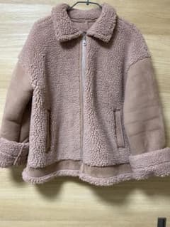 アバンリリー　ボアブルゾン　ピンクのサムネイル