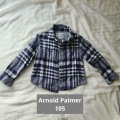 Arnold Palmer キッズ 長袖チェックシャツ 105のサムネイル