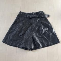GRL フェイクレザー ショートパンツ ブラック Sのサムネイル