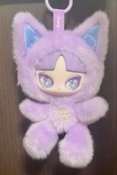 inns ぬいぐるみ　パープル INN'S Cat In Your Chatのサムネイル