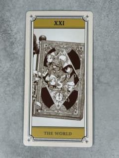 토가리 모자 아틀리에 타로 카드 XXI THE WORLD