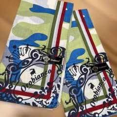 Orobianco カモフラージュ柄 大判ハンカチ2枚セット 約50㎝×50㎝のサムネイル