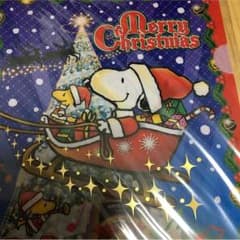 USJ スヌーピークリスマスクリアファイルのサムネイル