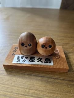 貴重⭐︎厄去る⭐︎屋久杉猿夫婦おきもの - メルカリ