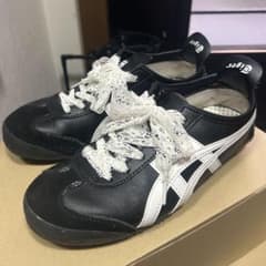オニツカタイガー メキシコ66 ブラックホワイト 24cmのサムネイル