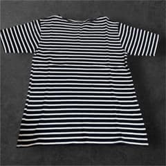 OLD UNIQLO ストライプ ボーダーTシャツ Lサイズ ネイビー/ホワイトのサムネイル