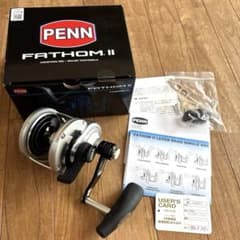 PENN ファゾムII 2スピード40NLD2 右 ジギング、泳がせ、ぶっこみ等