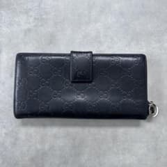 GUCCI GGシマ グッチシマ GGチャーム ロングウォレット 長財布 | Mercari