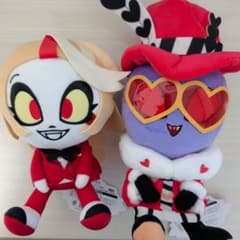 라운드 원 한정 하즈빈 호텔 주름 봉제 인형 발렌티노 찰리