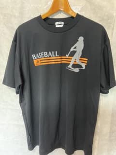 美品 adidas アディダス BASEBALL 野球Tシャツ ブラック Lのサムネイル
