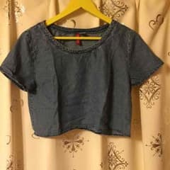 Tシャツ デニム生地のサムネイル
