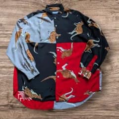 ◎powder 下迫秀樹　希少初期シリーズ　カンガルー柄シャツブラウスのサムネイル
