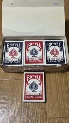 オハイオ製　Bicycle Rider Back トランプ10個まとめ Ohioのサムネイル