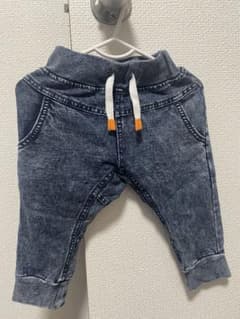 デニム風ボトムス　90cmのサムネイル