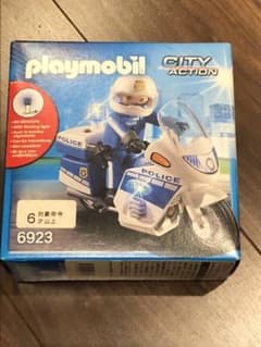 プレイモービル　6923 ポリス　白バイ　新品未開封　playmobilのサムネイル
