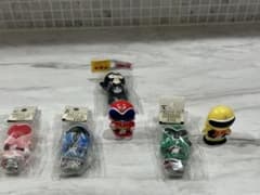 ゴレンジャー 、ショッカー 戦隊ヒーロー キャラクターライター カバー6種セットのサムネイル