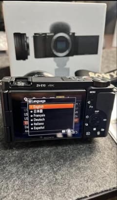 INTERNATIONAL SONY ZV-E10 BODY 多言語 INTERNATIONAL SONY ZV-E10 BODY 多言語
