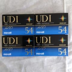 maxell UDI 54 카세트 테이프 4개 세트