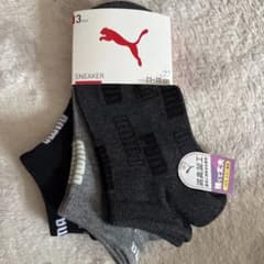PUMA ソックス 3足組 スニーカー丈 23-25cmのサムネイル