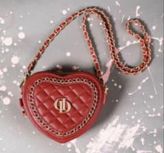 Darich ダーリッチ ハートモチーフミニバッグ RED - メルカリ