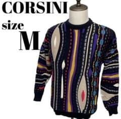 CORSINI 3D 個性的な幾何学総柄 セーター - メルカリ