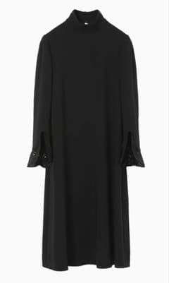 Mame Kurogouchi 黒い長袖ワンピース - メルカリ