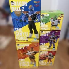 一番くじ ドラゴンボールZ ギニュー特戦隊!!来襲 5体セット 未開封品