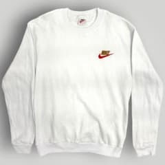 【80s-90s銀タグ】NIKE ヴィンテージ スウェット 刺繍ロゴ 希少配色のサムネイル