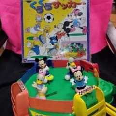 Rare Showa Retro Asahi Corporation Disney Spinning Soccer