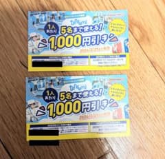 トンデミ 利用券 2枚 有効期限2024年2月29日のサムネイル