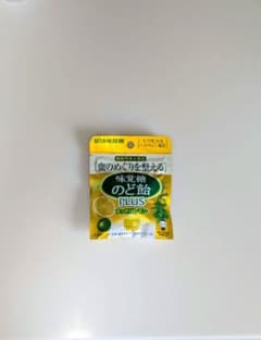 UHA味覚糖　味覚糖のど飴Plus　すっきりレモン味1袋のサムネイル