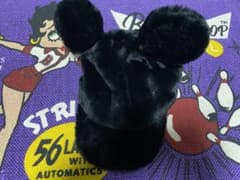 ディズニー　ファンキャップ　キャップ　もこもこ　黒のサムネイル