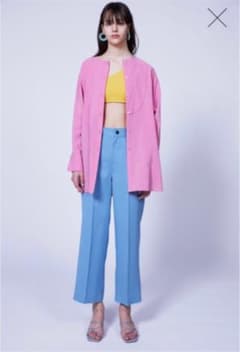 UNITED ARROWS ストレートパンツ ブルー Sのサムネイル