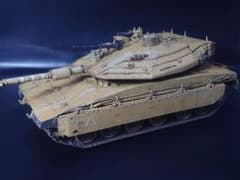 アカデミー1/35メルカバMk-4ウェザリング塗装完成品 - メルカリ