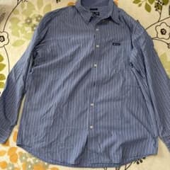 CHAPS 長袖シャツ ストライプ ブルー L/Gのサムネイル