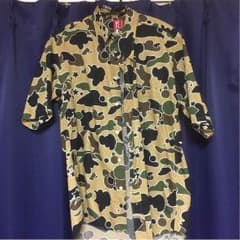 エイプ！ カモフラシャツ！美品！のサムネイル
